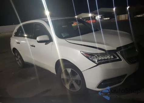 2014 Acura Mdx из США, поврежденный, VIN 5FRYD4H24EB014429